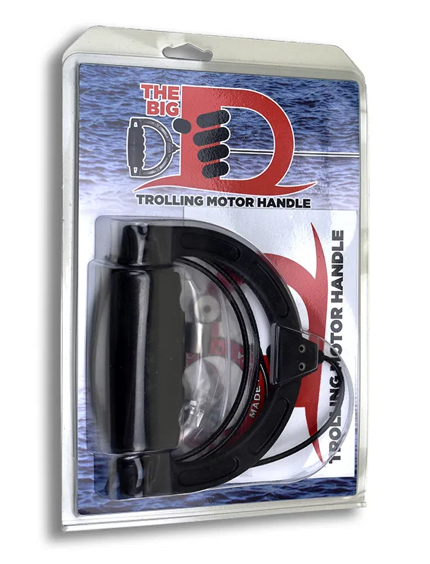 315-200000 – BOBS MACHINE Trolling Motor Handle, For Use With Trolling Motors Black Single With Three Stainless Steel...